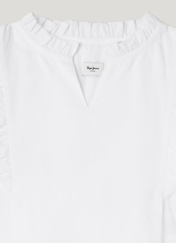 Pepe Jeans Blusa Fluida Manga Mariposa