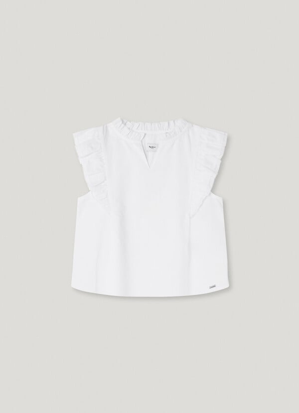 Pepe Jeans blusa fluida manga mariposa