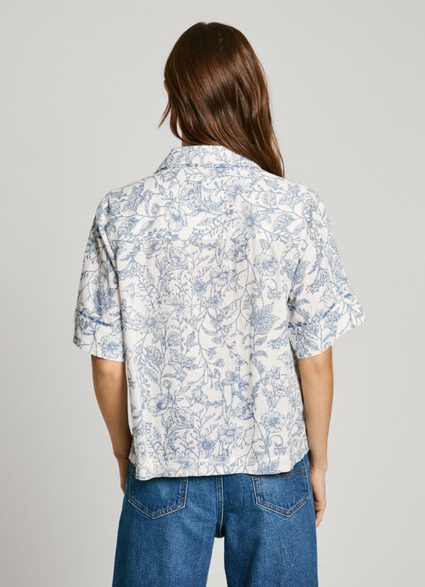 Pepe Jeans Blusa Manga Corta Estampado Floral