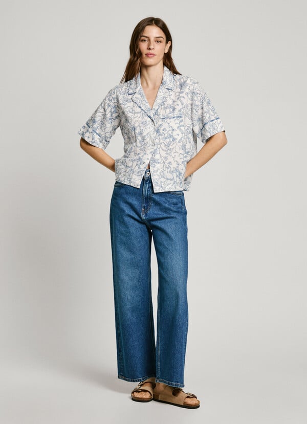 Pepe Jeans blusa manga corta estampado floral