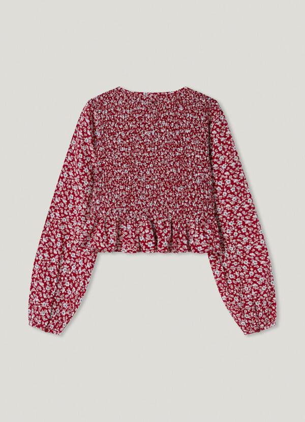 Pepe Jeans Blusa Manga Larga Estampado Floral