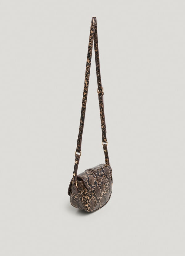 Pepe Jeans Bolso Con Solapa Animal Print