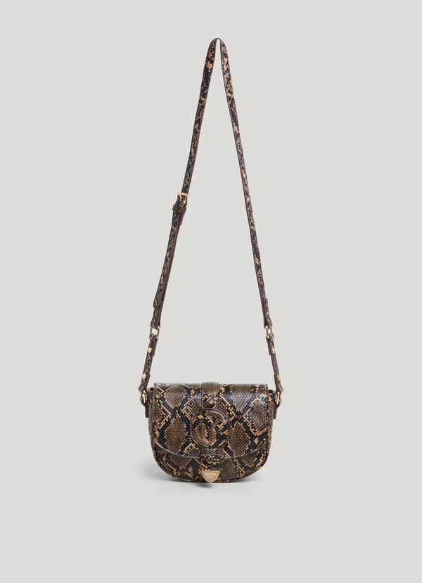 Pepe Jeans Bolso Con Solapa Animal Print