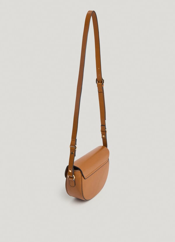 Pepe Jeans Bolso Con Solapa Efecto Piel