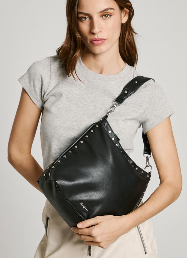 Pepe Jeans bolso hobo efecto piel