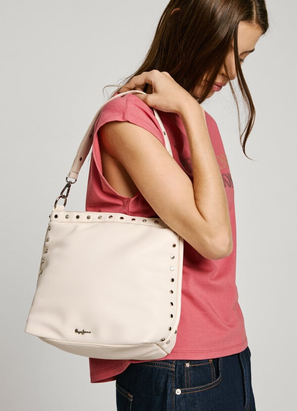 Pepe Jeans bolso hobo efecto piel