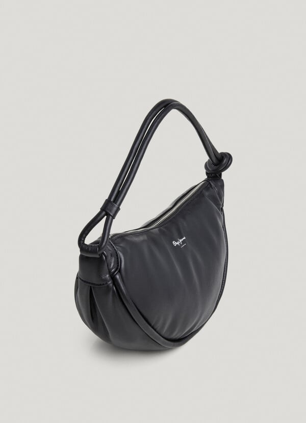 Pepe Jeans Bolso Media Luna Efecto Piel