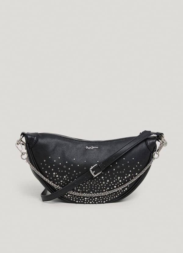 Pepe Jeans Bolso Media Luna Efecto Piel