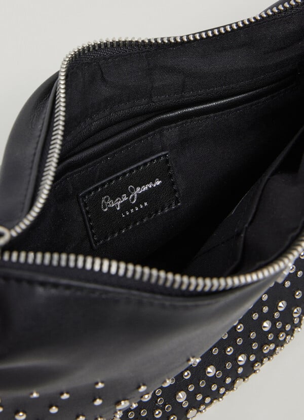 Pepe Jeans Bolso Media Luna Efecto Piel