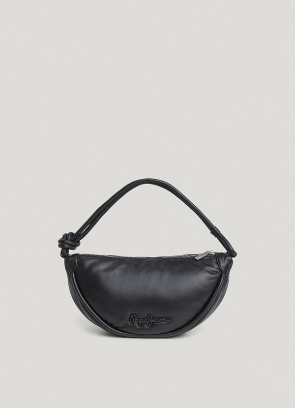 Pepe Jeans Bolso Media Luna Efecto Piel
