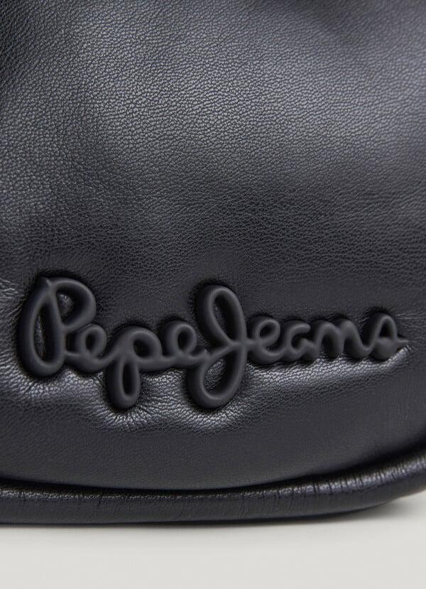 Pepe Jeans Bolso Media Luna Efecto Piel