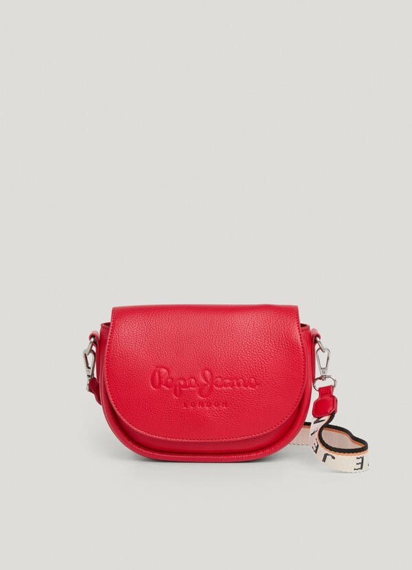 Pepe Jeans Bolso Solapa Efecto Piel