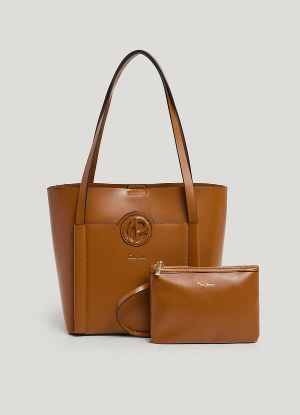Pepe Jeans Bolso Tote Efecto Piel