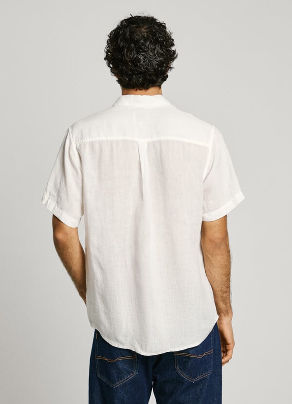 Pepe Jeans Camisa Bolsillo Frontal Fit Regular