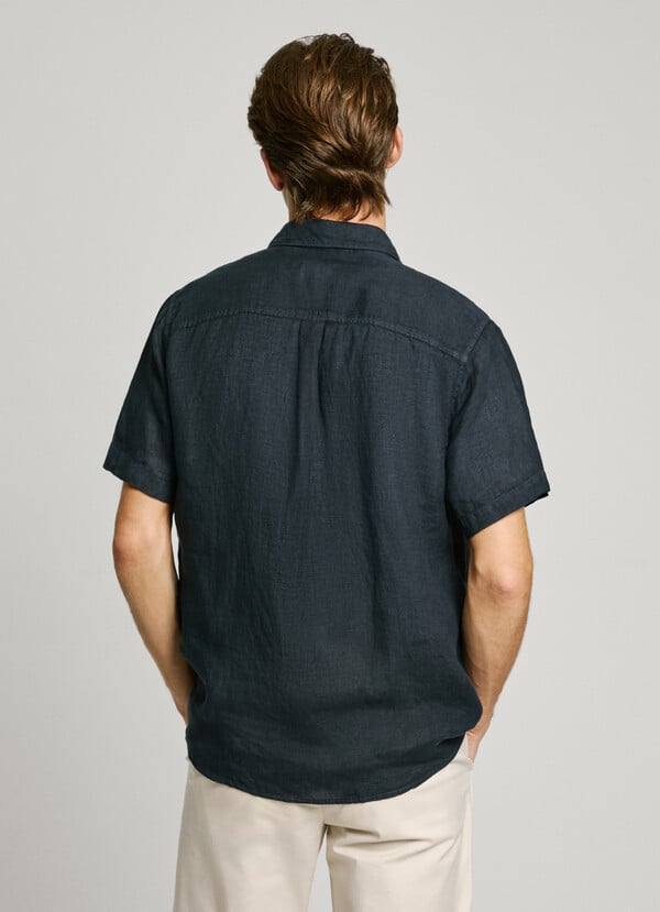 Pepe Jeans Camisa Bolsillo Frontal Fit Regular