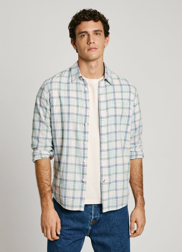 Pepe Jeans camisa cuadros fit regular