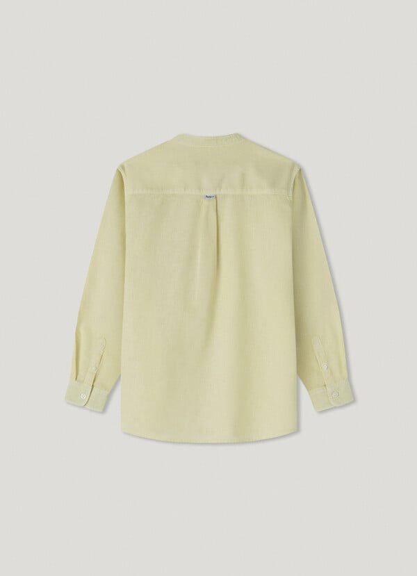 Pepe Jeans Camisa Cuello Mao Con Logo Bordado