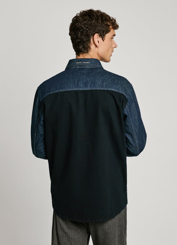 Pepe Jeans Camisa Denim Bicolor Fit Relaxed