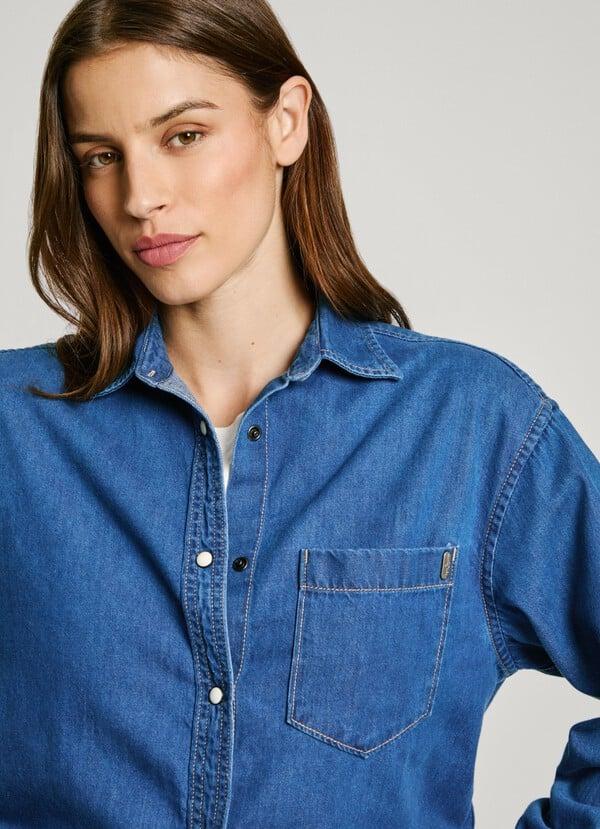 Pepe Jeans Camisa Denim Fit Boyfriend