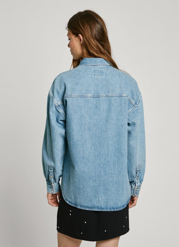 Pepe Jeans Camisa Denim Fit Loose