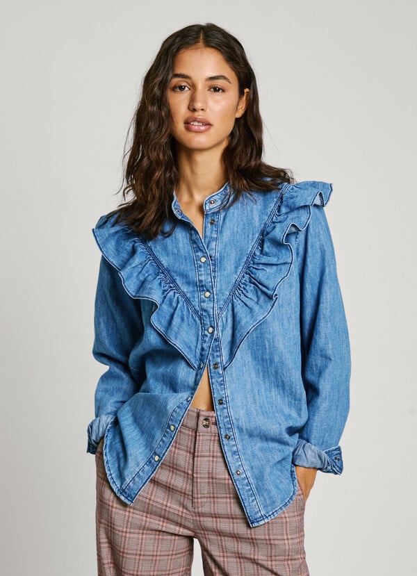 Pepe Jeans camisa denim fit regular