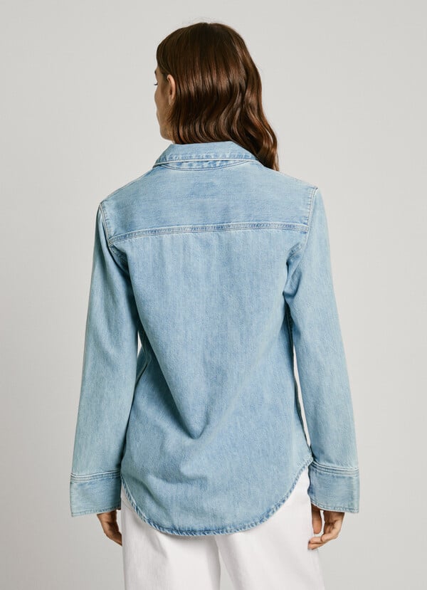 Pepe Jeans Camisa Denim Fit Slim