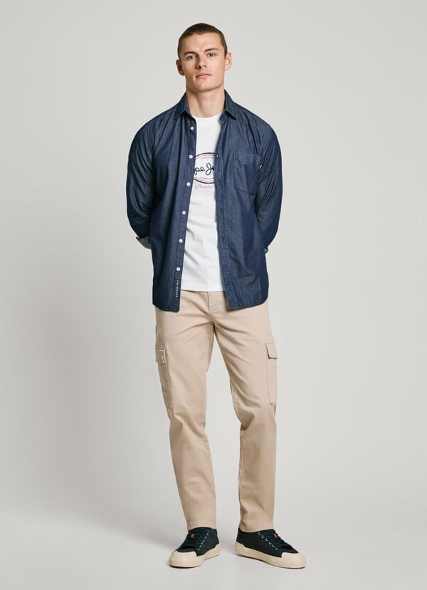 Pepe Jeans Camisa Denim Fit Slim