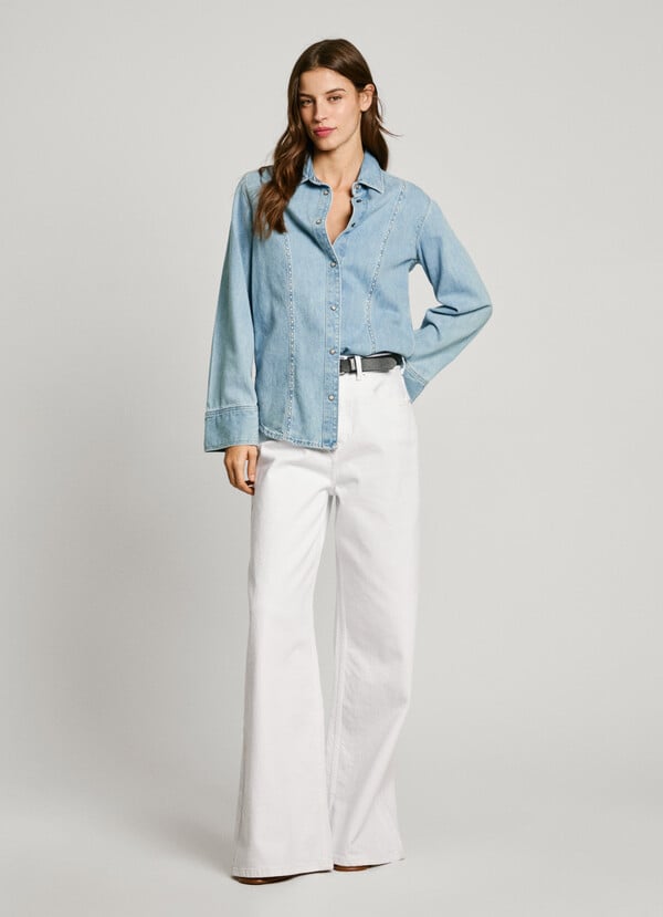 Pepe Jeans Camisa Denim Fit Slim