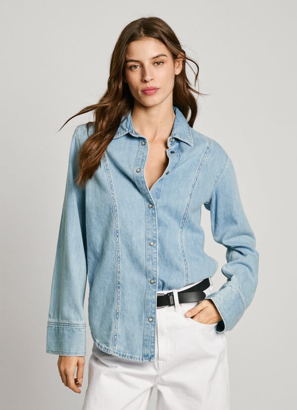 Pepe Jeans Camisa Denim Fit Slim