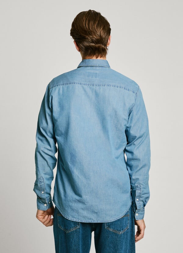 Pepe Jeans Camisa Denim Fit Slim