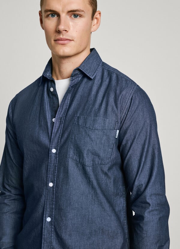 Pepe Jeans Camisa Denim Fit Slim