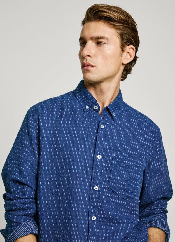 Pepe Jeans Camisa Estampada Fit Regular