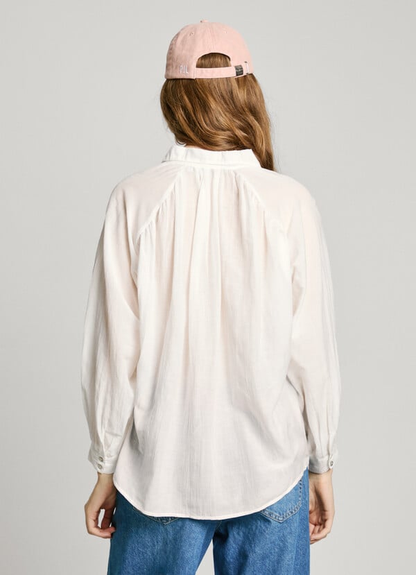 Pepe Jeans Camisa Fluida Manga Ranglán