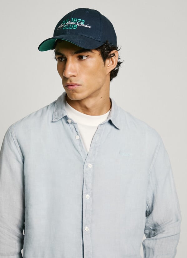 Pepe Jeans Camisa Logo Bordado Fit Regular