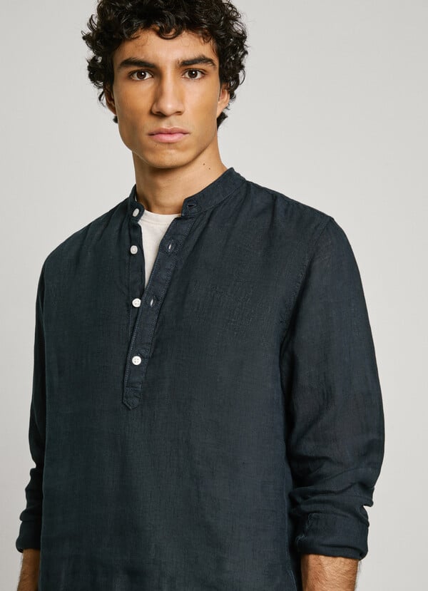 Pepe Jeans camisa media tapeta fit regular