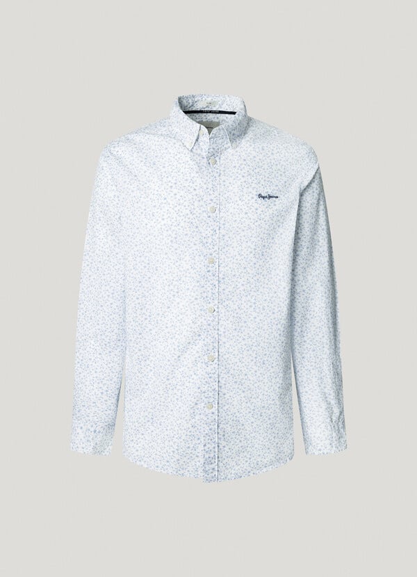 Pepe Jeans Camisa Popelín Estampada Fit Regular