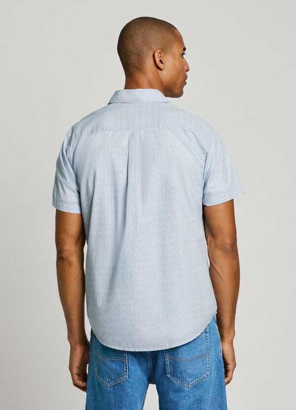 Pepe Jeans Camisa Popelín Estampada Fit Regular