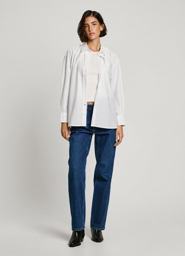 Pepe Jeans Camisa Popelín Fit Oversize