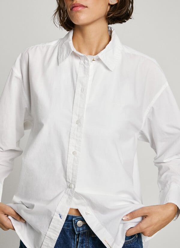 Pepe Jeans Camisa Popelín Fit Oversize