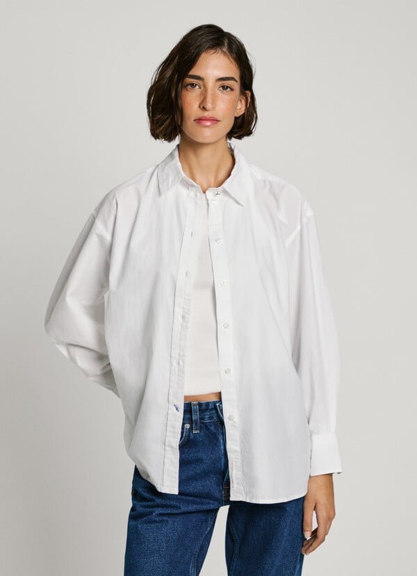 Pepe Jeans camisa popelín fit oversize