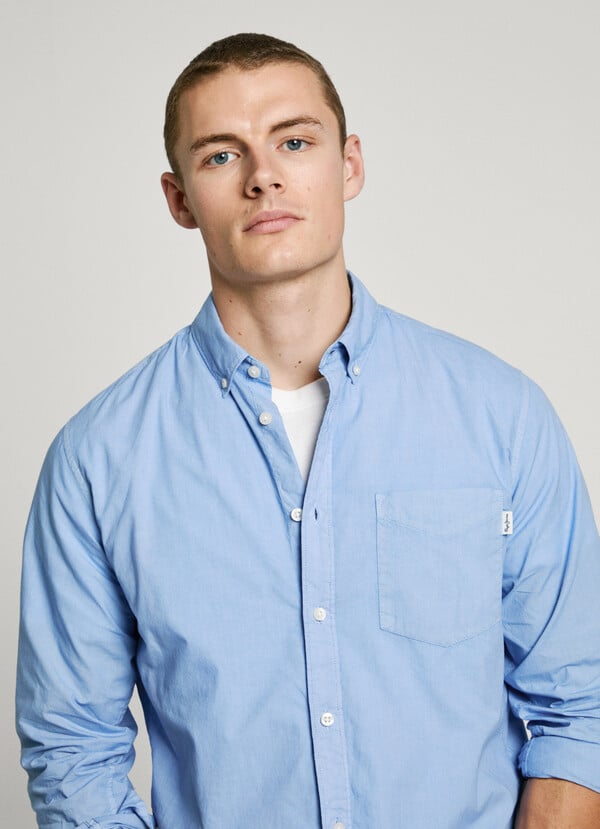 Pepe Jeans camisa popelín fit regular