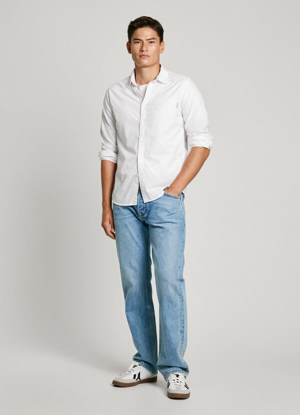 Pepe Jeans Camisa Popelín Fit Regular