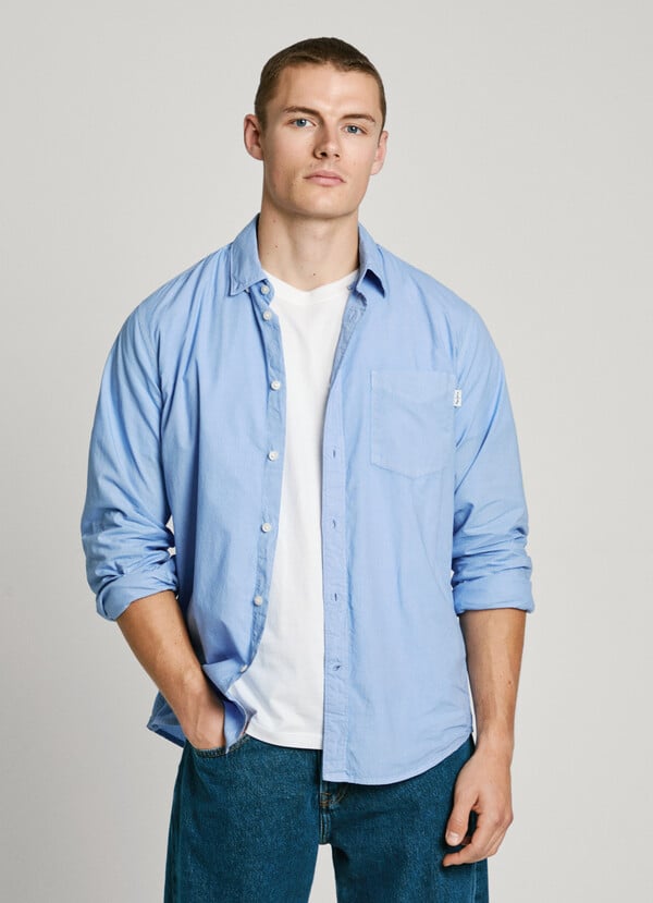 Pepe Jeans Camisa Popelín Fit Regular