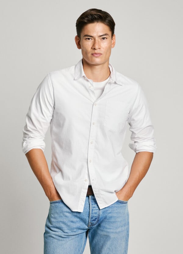 Pepe Jeans camisa popelín fit regular