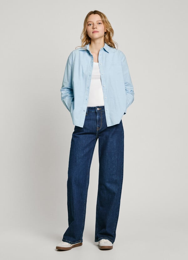 Pepe Jeans Camisa Popelín Fit Regular