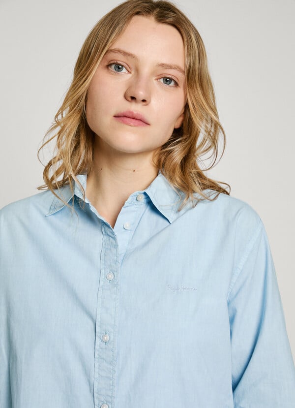 Pepe Jeans Camisa Popelín Fit Regular