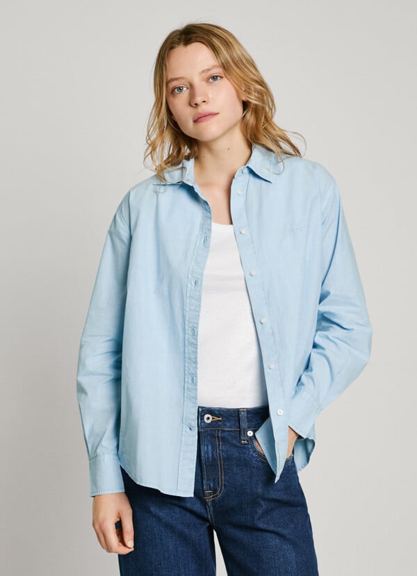 Pepe Jeans camisa popelín fit regular