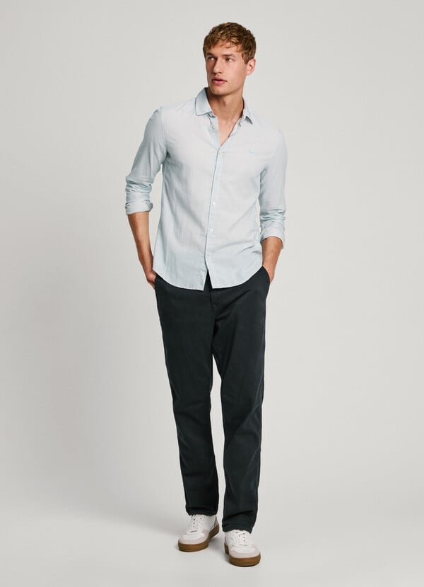 Pepe Jeans Camisa Popelín Fit Slim