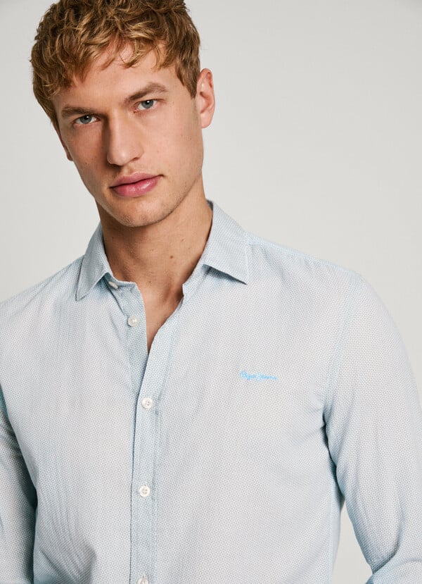 Pepe Jeans Camisa Popelín Fit Slim