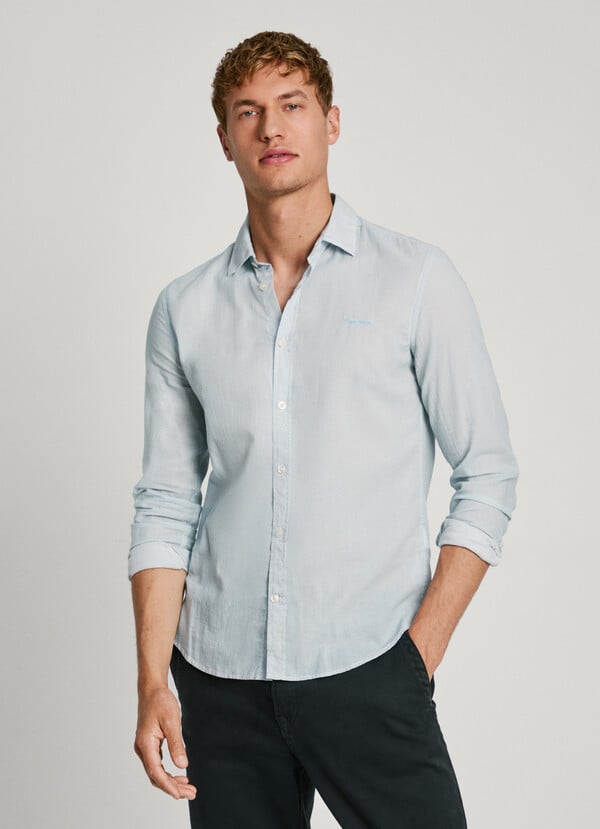 Pepe Jeans camisa popelín fit slim